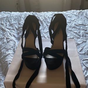 Lace-up Platform Wedges